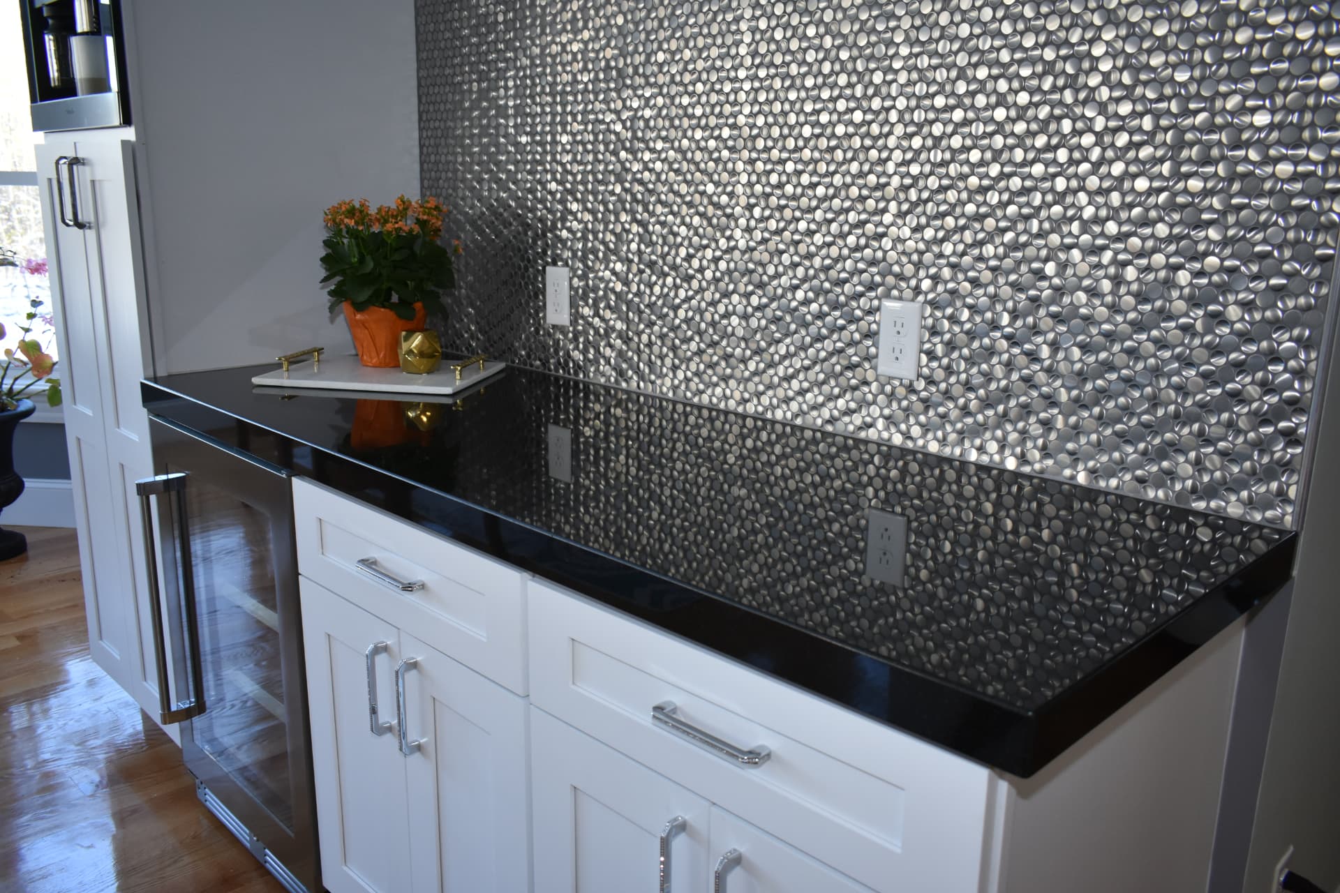 Black stone countertop