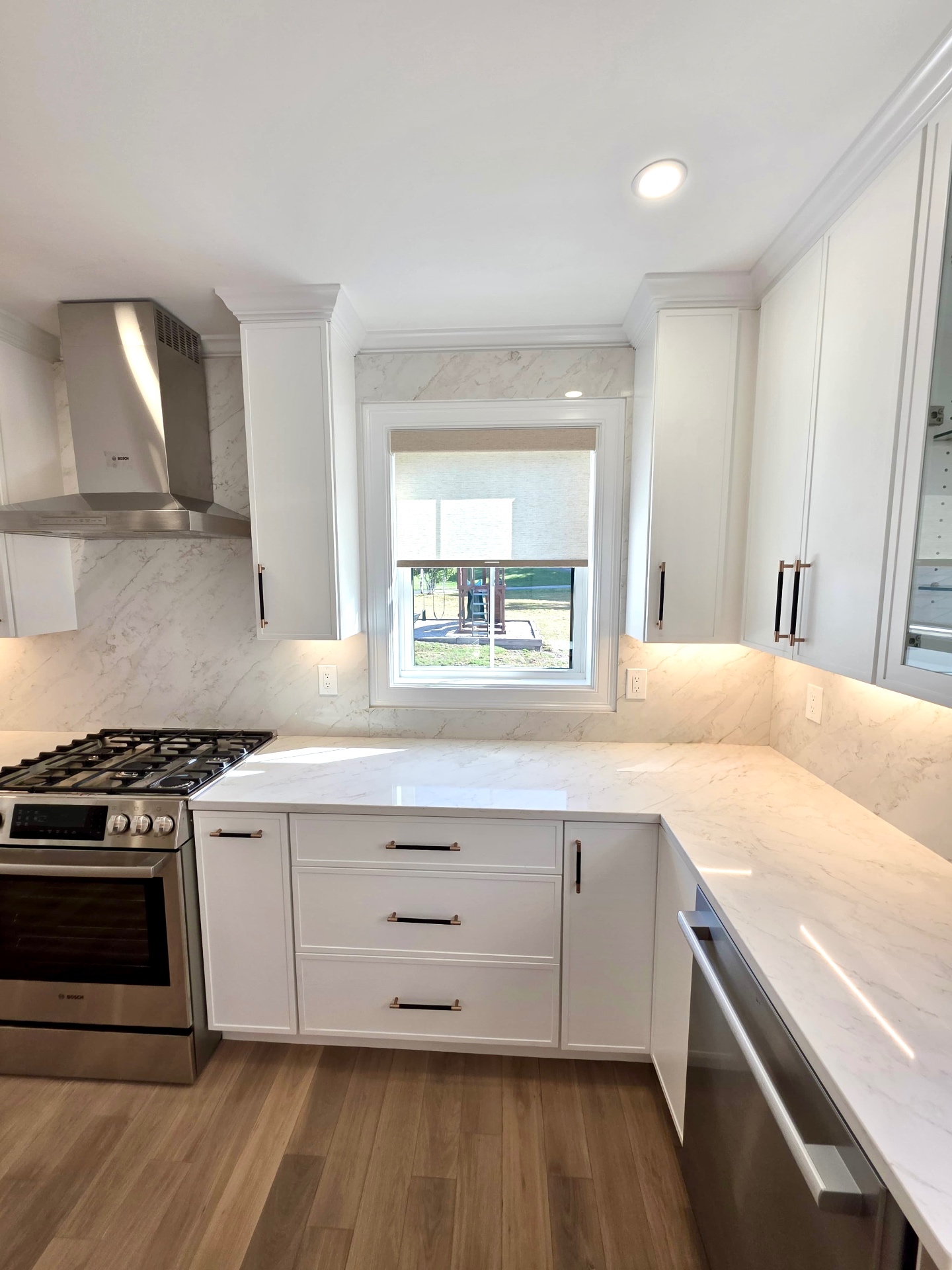 Contemporary Transitional Kitchen Remodel by Finest Granite Inc project photo 2