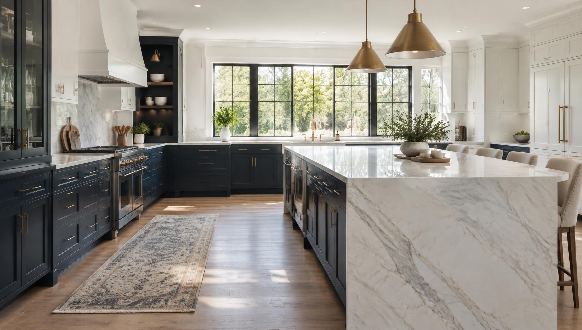 Transitional Kitchen Remodel by Finest Granite Inc project photo